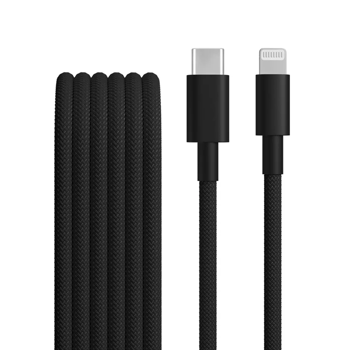 Heavy‑Duty Braided USB‑C To Lightning Fast Charge Sync Cable