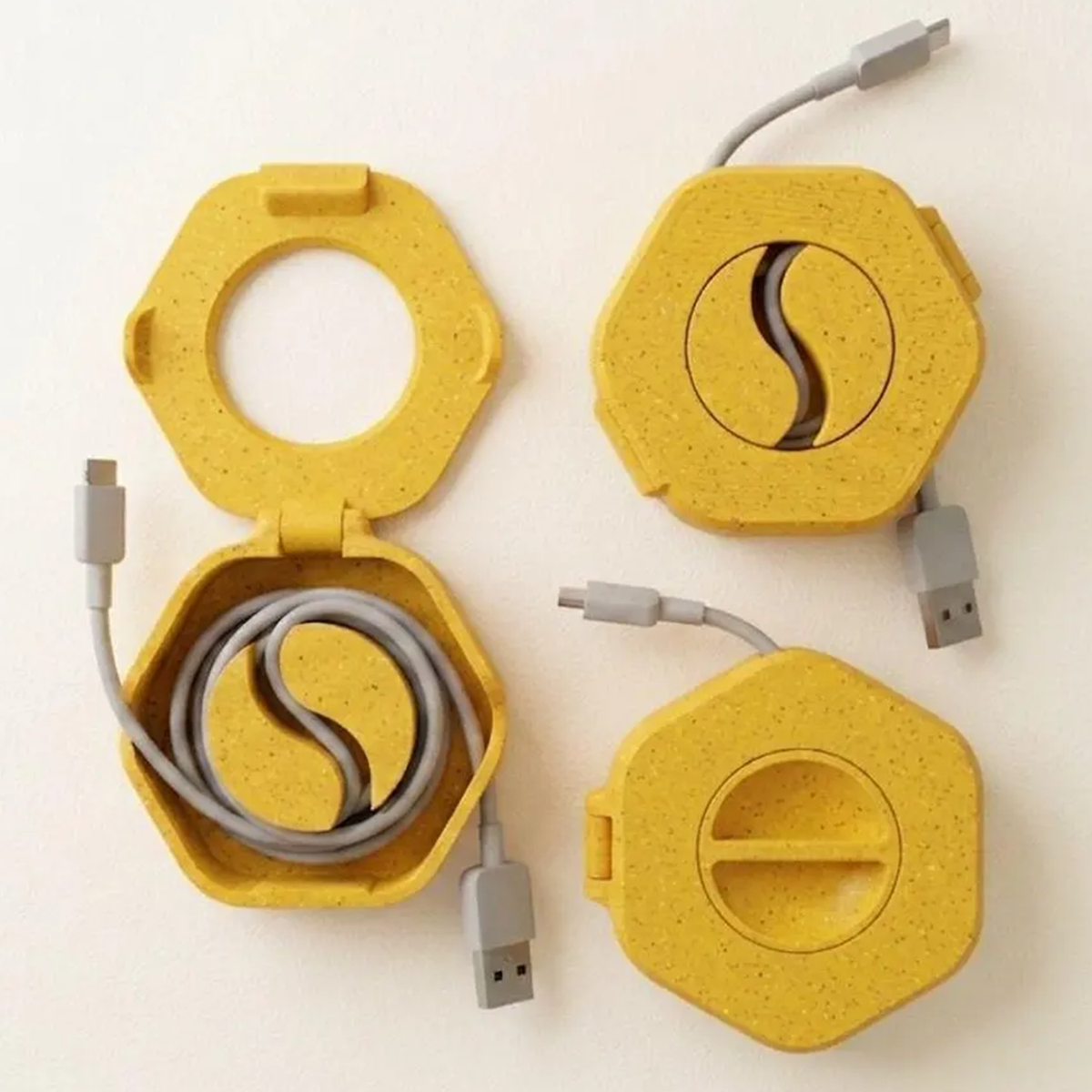 Compact Multi‑Purpose Cable Winder Portable Cord Storage Holder